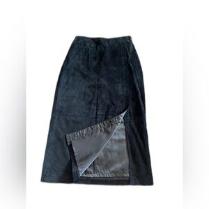 🐈‍⬛ vintage suede maxi skirt!!🐈‍⬛